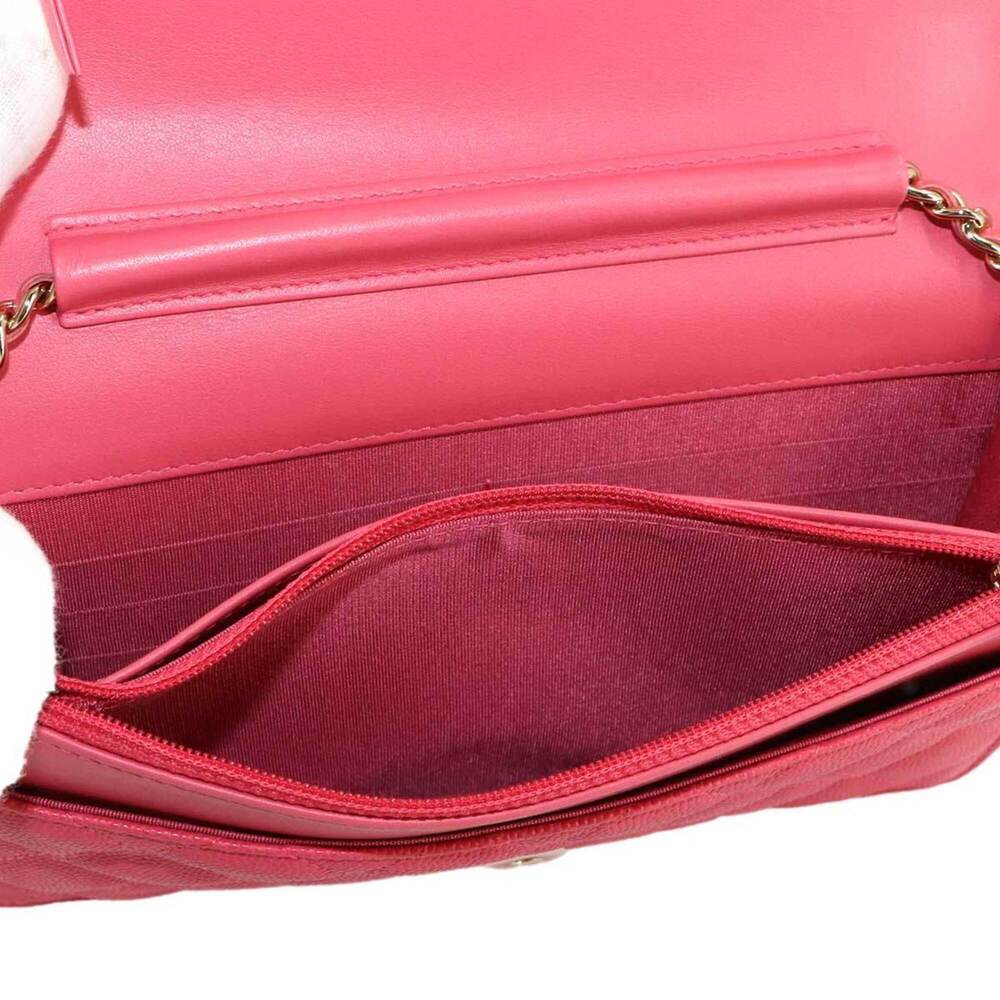 CHANEL Pink Caviar Leather Wallet - Picture 8 of 10